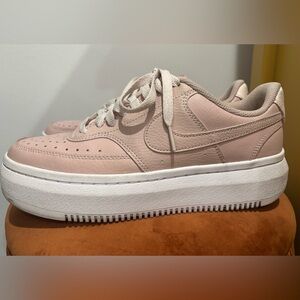 Nike Blush Pink Platform Sneakers